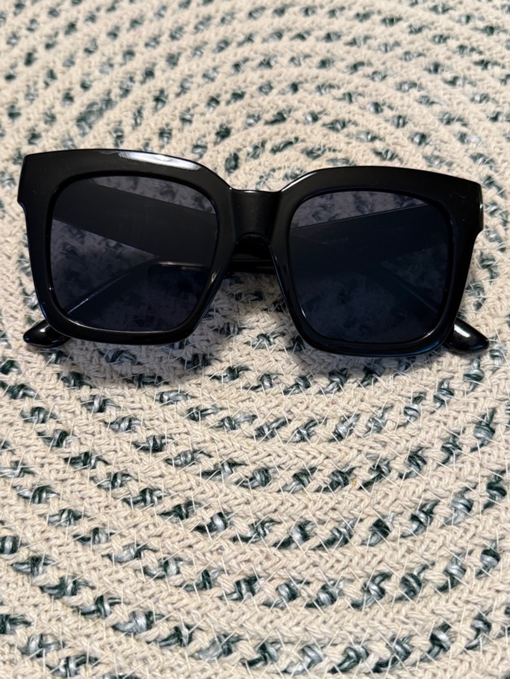 Black Square Oversized Sunglasses